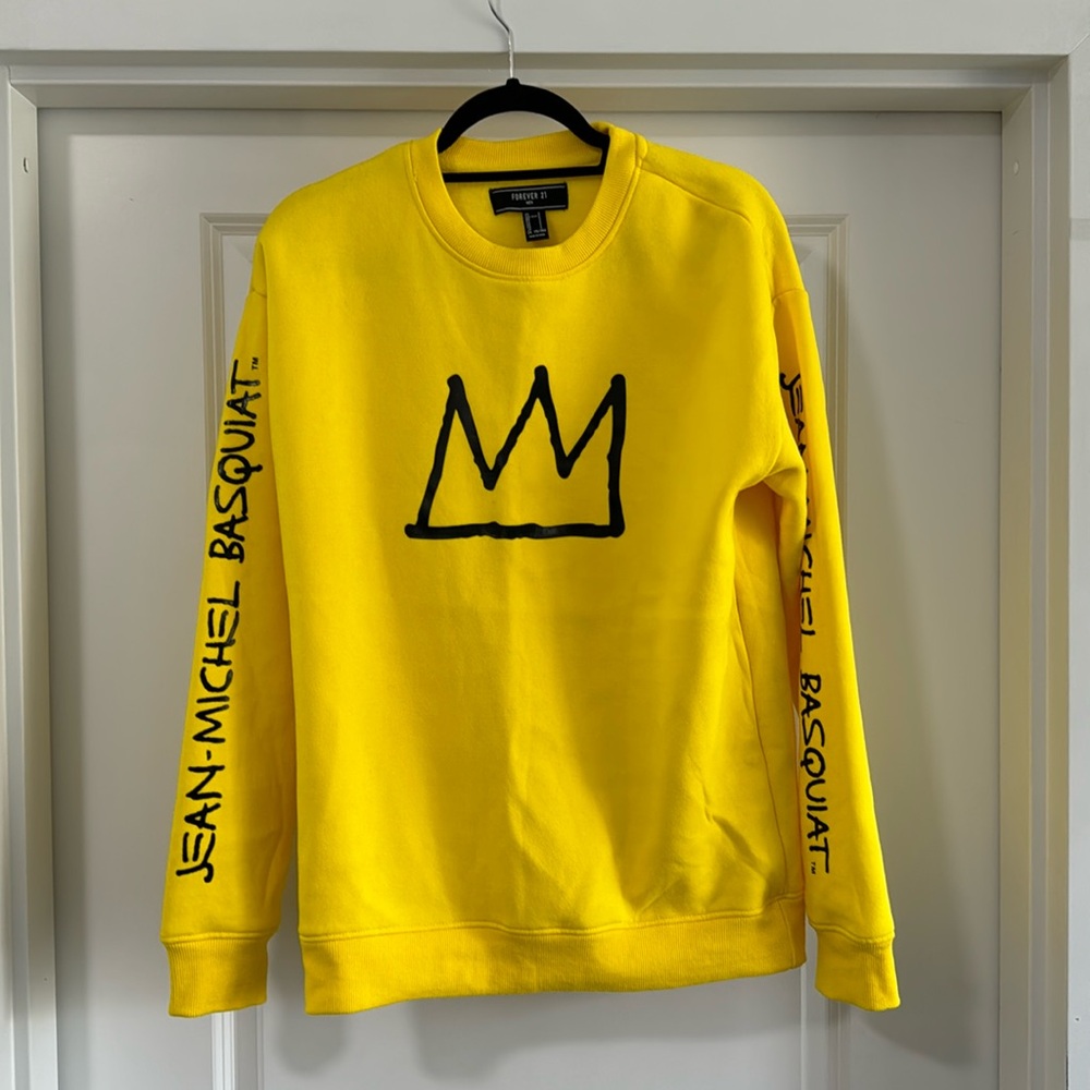 New Men’s Small Jean-Michel Basquiat sweat shirt.